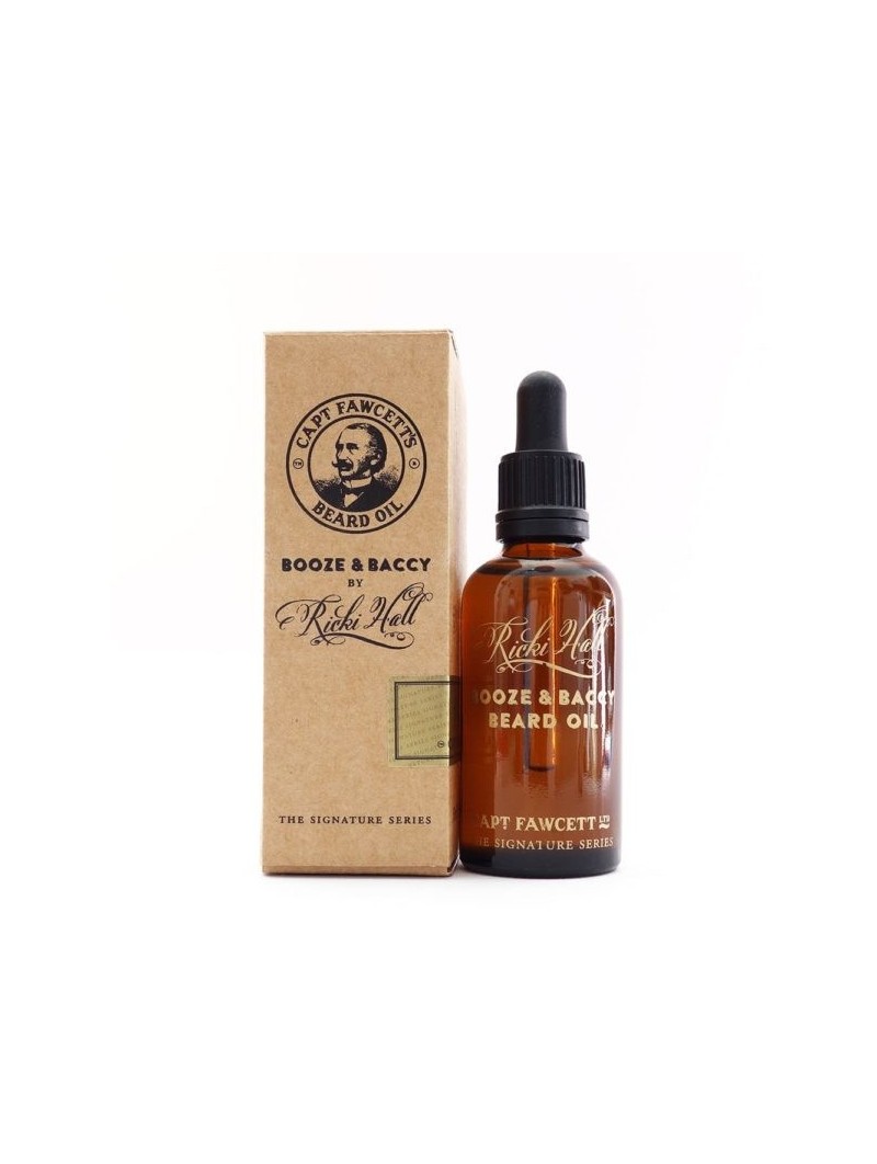 Aceite para Barba Ricki Hall's Booze & Baccy Captain Fawcett 50 ml