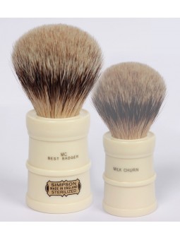 Simpsons Shaving Brush "Milk Churn" Best Badger