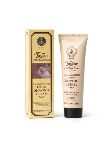 Taylor of Old Bond Street Sandalwood Shaving Cream Tube 75ml.