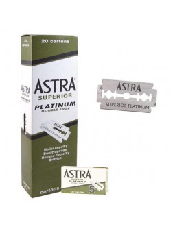 100 Hojas de Doble Filo Astra Superior Platinum