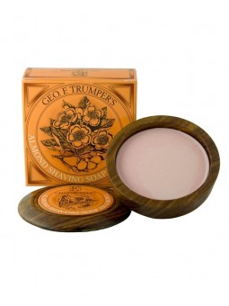 Geo.F.Trumper Almond Hard Shaving Soap Wooden Bowl 80gr