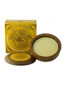 Geo.F.Trumper Sandalwood Hard Shaving Soap Wooden Bowl 80gr