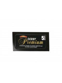 5 Cuchillas de Afeitar Doble Hoja Derby Black