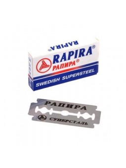 5 Cuchillas de afeitar Doble Hoja Rapira Swedish Supersteel