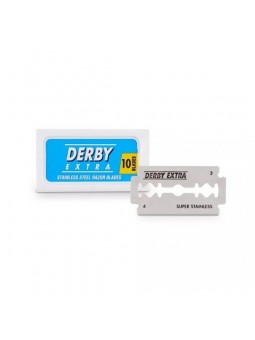 10 Cuchillas de Afeitar Doble Hoja Derby Blue