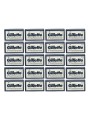 100 Cuchillas Doble Filo Gillette Platinum