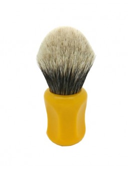 Brocha de Afeitar Shavemac Punta Plata D01 Dos Bandas 52mm Butterscotch