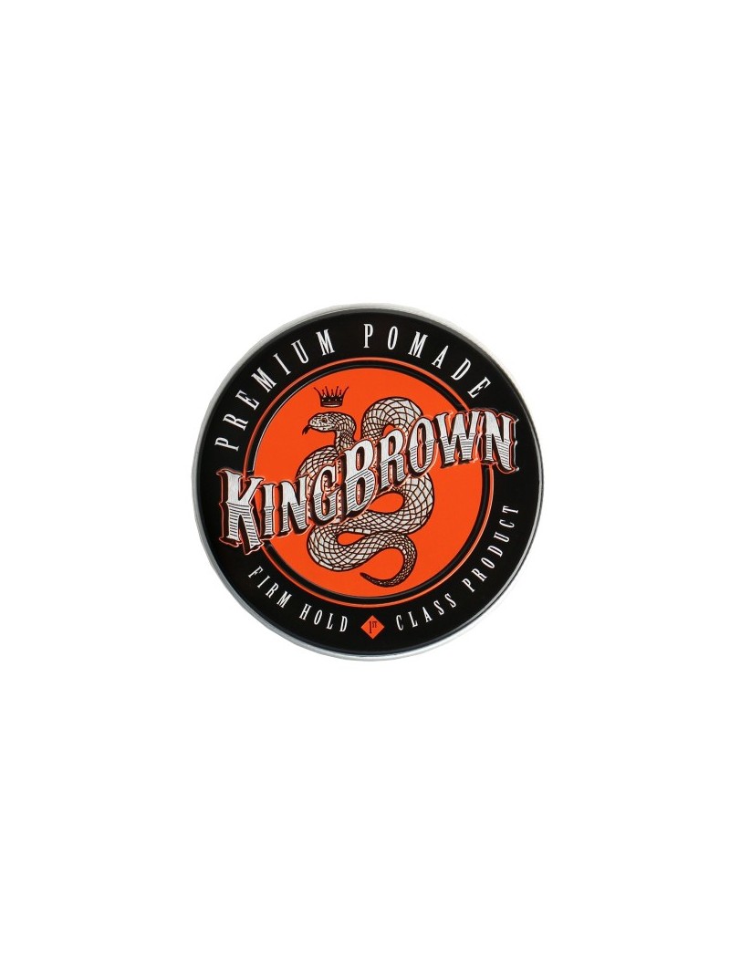 King Brown Pomade Premium Round Tin