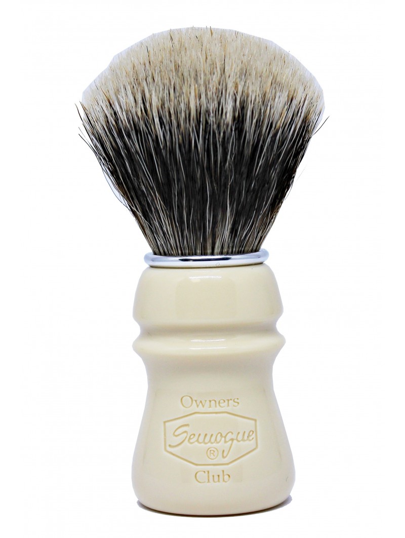 Semogue Shaving Brush "S.O.C." Two Band Badger Ivory