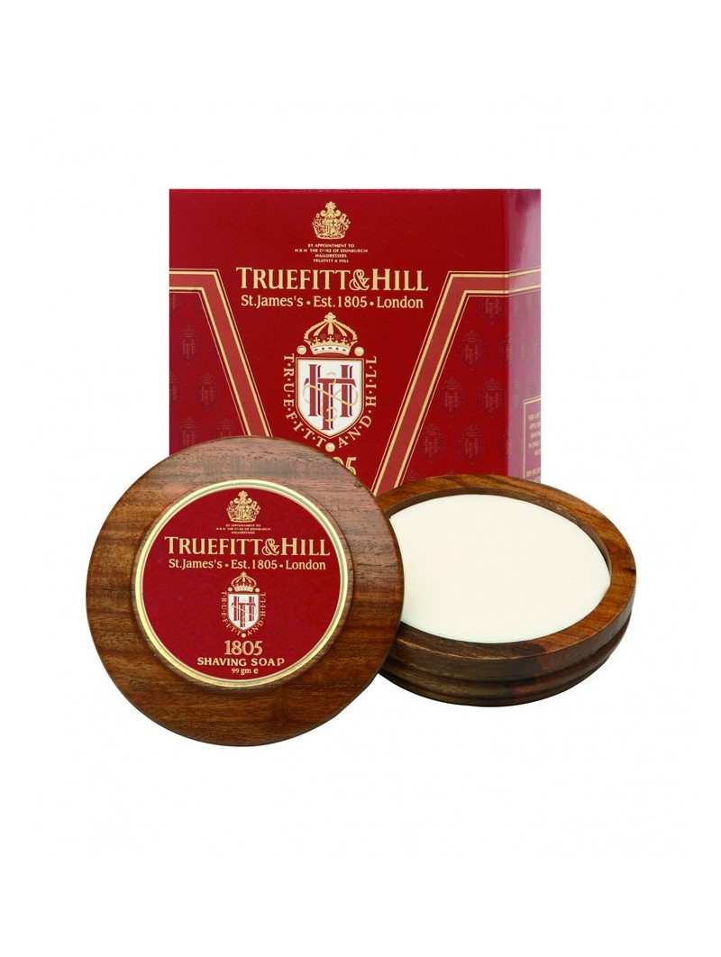 Truefitt & Hill 1805 Shaving Soap & Wooden Bowl 99gr