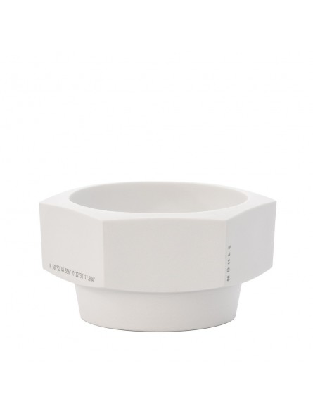 Bol de Afeitado Hexagon Porcelana Blanca Mühle