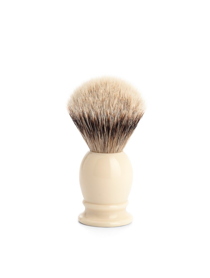 Mühle Shaving Brush Silvertip Badger Resin Ivory S