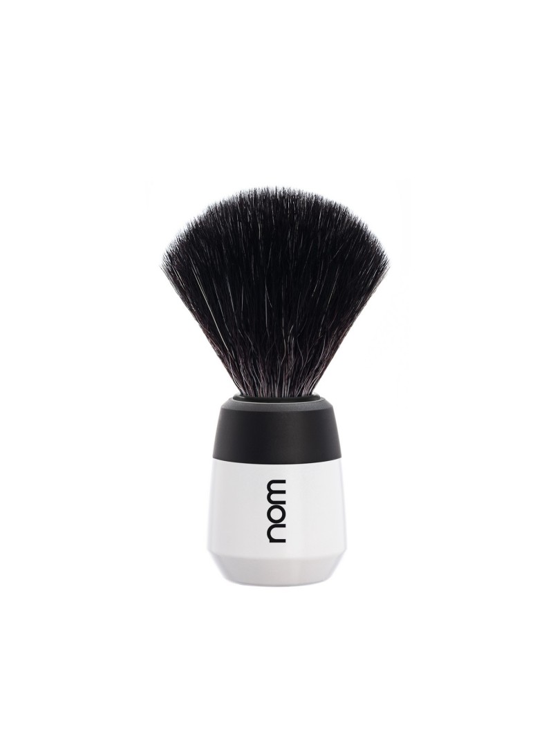 Mühle Nom Max Shaving Brush Black Fibre White