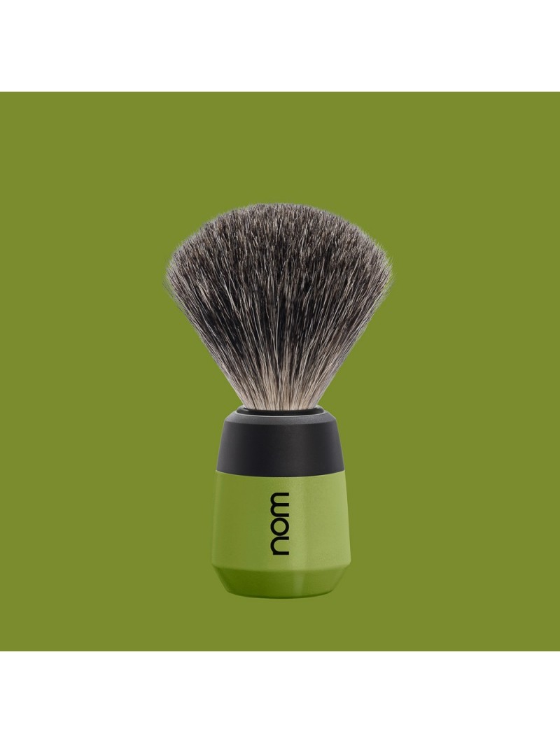 Mühle Nom Max Shaving Brush Black Fibre Olive