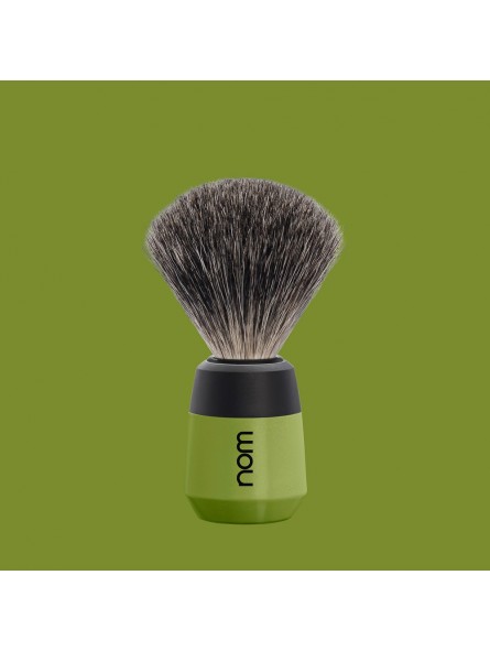 Mühle Nom Max Shaving Brush Black Fibre Olive