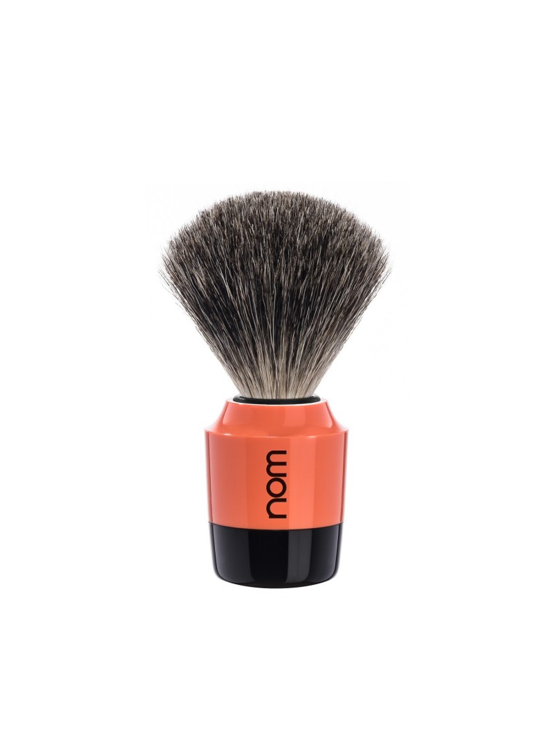 Mühle Nom Marten Shaving Brush Pure Badger Black/Coral