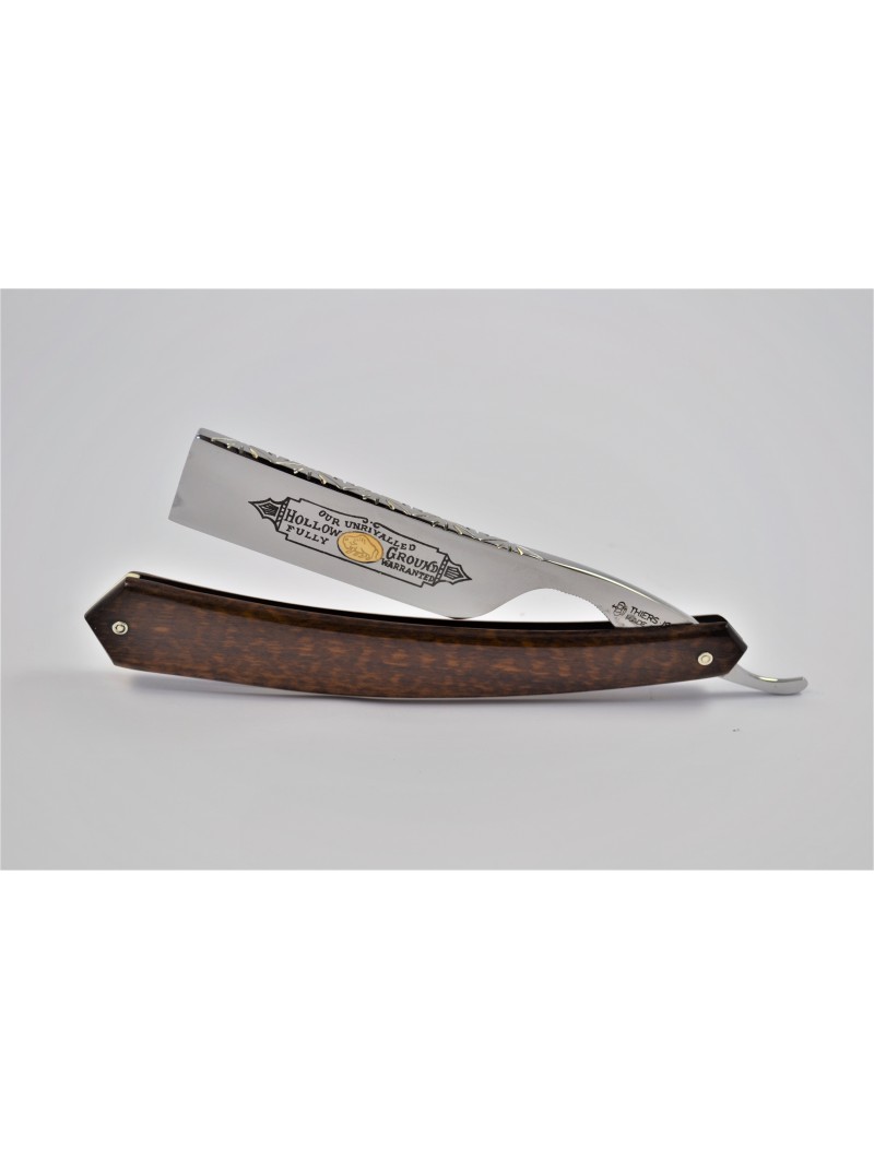 Thiers Issard Straight Razor 7/8 Diamond Snakewood Espartacus