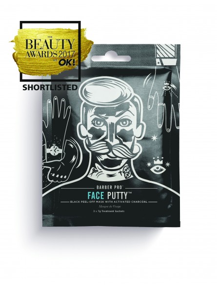 Barber Pro Face Putty Black Peel Off 3 x 7gr