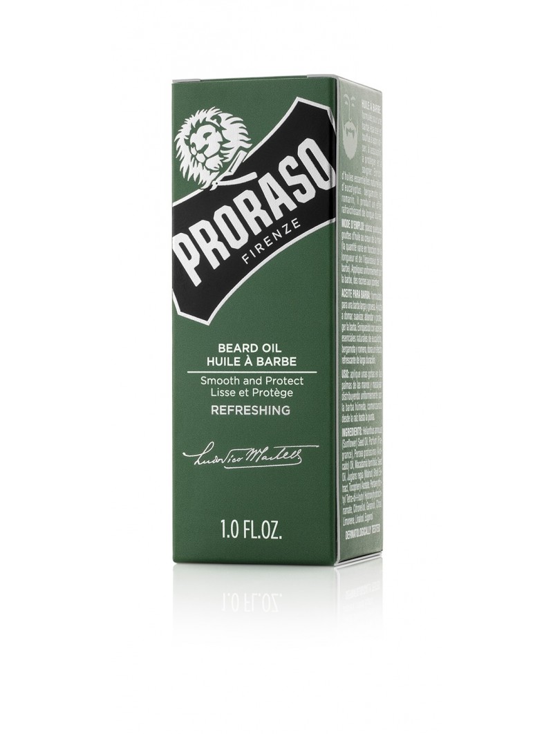 Aceite de Barba Mentol Refrescante Proraso 30 ml