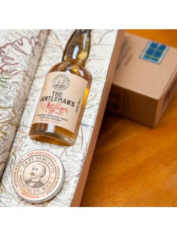 Pack Regalo Cera Bigote Whisky & Botella Whisky Captain Fawcett