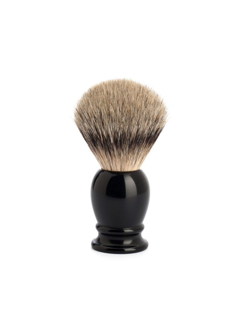 Mühle Shaving Brush Silvertip Badger Resin Black L