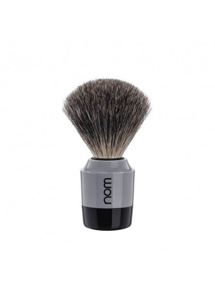 Mühle Nom Marten Shaving Brush Pure Badger Black/Grey