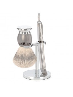 Mühle Stand for Shaving Set Chrome Plated