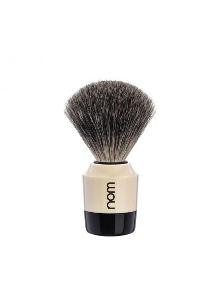 Mühle Nom Marten Shaving Brush Pure Badger Cream/Grey