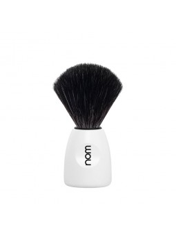 Mühle Nom Lasse Shaving Brush Black Fibre White