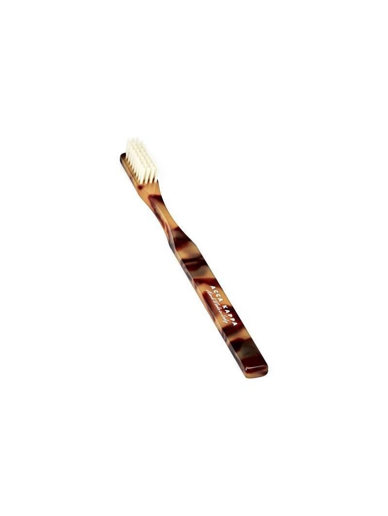 Acca Kappa Classic Brown Soft Bristle Toothbrush Historical Collection