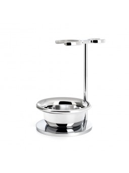 Mühle Shaving Brush & Razor Chromed Stand wth Bowl Vivo & Rytmo Series