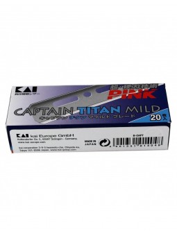 Hojas de Afeitar Kai Captain Titan Mild Pink 