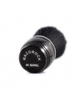 Razorock Tuxedo Plissoft Barrel Synthetic Shaving Brush 24mm