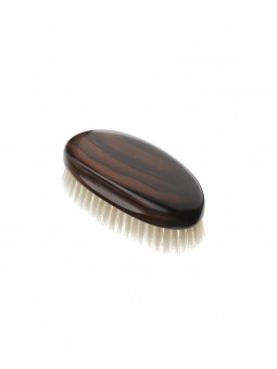 Acca Kappa Ebony White Bristle Travel Hair Brush