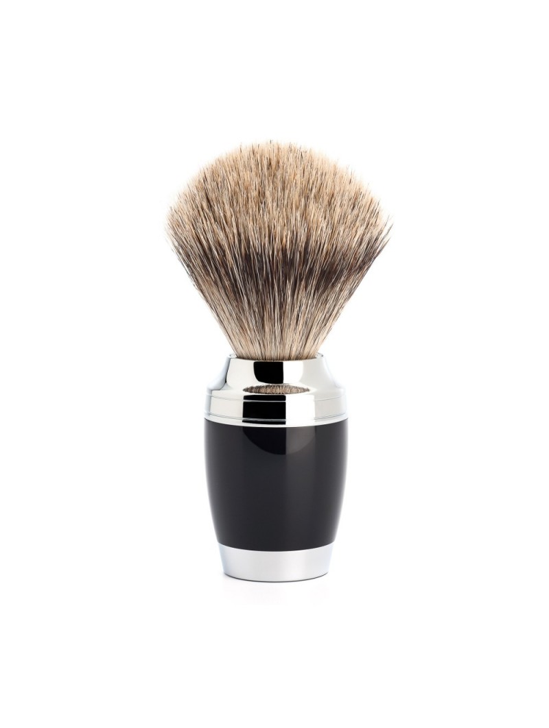 Mühle Kosmo Fine Badger Shaving Brush Resin Black