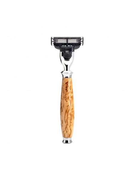 Maquinilla de Afeitar Gillette Mach3® Mühle Purist Madera Abedul