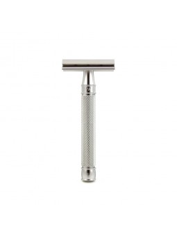 Edwin Jagger Double Edge Stainless Steel Safety Razor Knurled