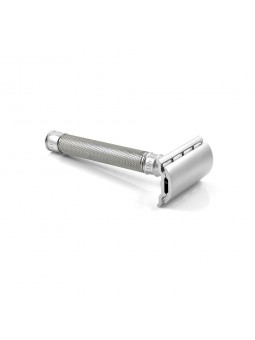 Edwin Jagger Double Edge Stainless Steel Safety Razor Knurled