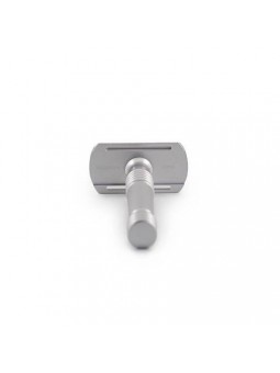 Razorock Lupo Silver Anodized Safety Razor