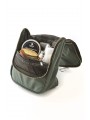 Neceser Cuero con Colgador Verde Militar