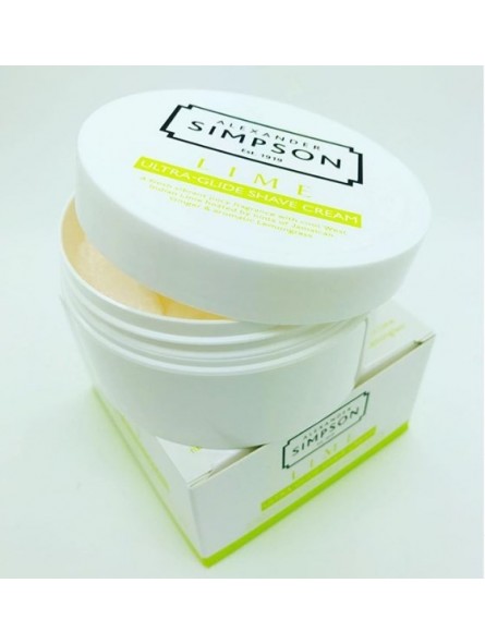 Simpson Lime Ultra-Glide Shave Cream 180ml