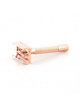 Epsilon Double Edge Butterfly Safety Razor Rose Gold