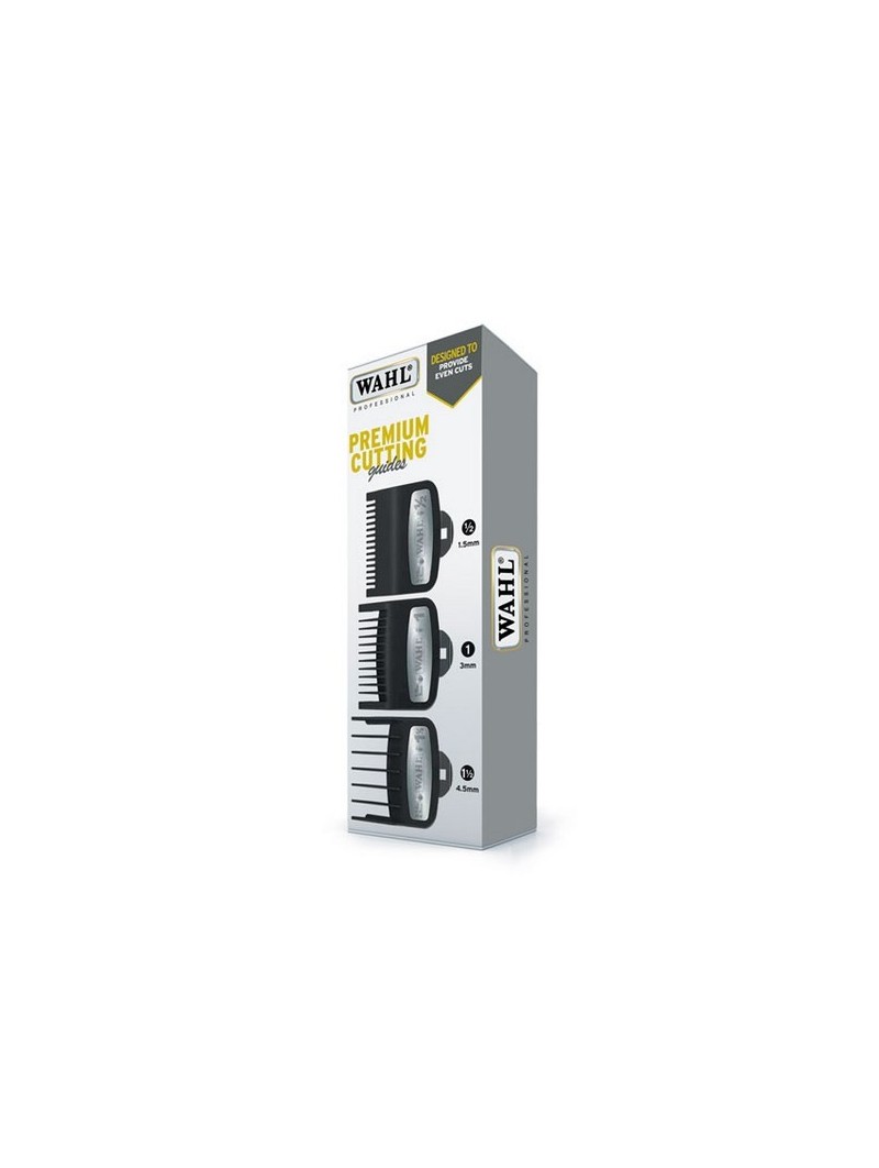 Pack de 3 peines Premium (1.5, 3 y 4.5mm) Wahl