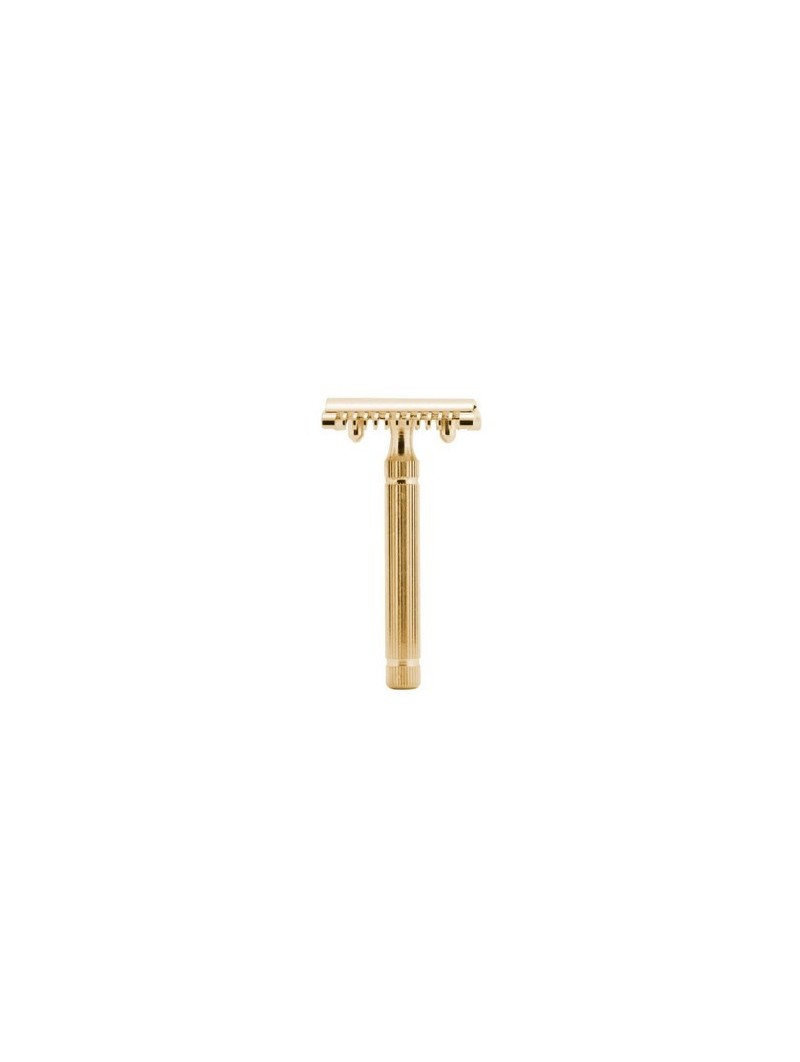 Fatip Double Edge Safety Razor Open Comb Gold Piccolo