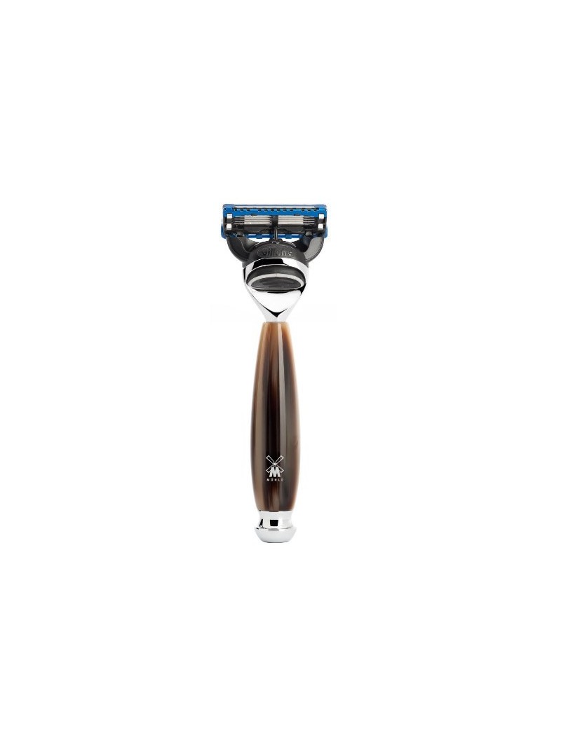 MÜHLE Gillette Fusion handle material high-grade brown horn resin VIVO