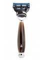 MÜHLE Gillette Fusion handle material high-grade brown horn resin VIVO