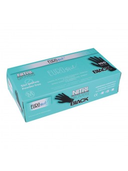 Nitrile Black Gloves for Hairdressers's x 100 pcs Size M