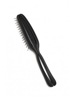 Acca Kappa Bi-level antistatic soft nylon pins - 100% top quality boar bristles HairBrush