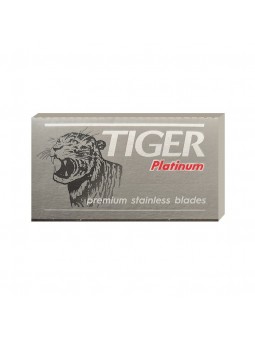 5 Hojas Doble Filo Tiger Platinum