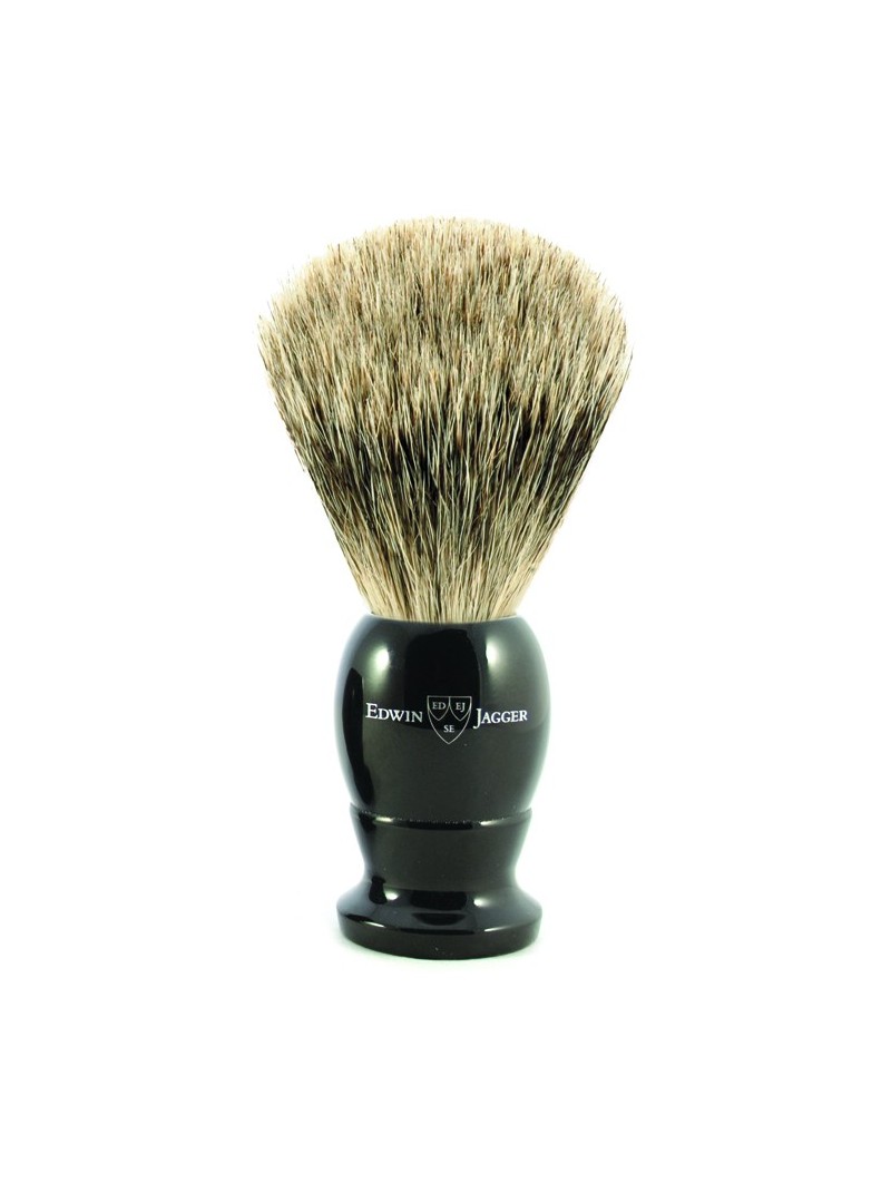 Brocha de Afeitar Best Badger Negra Edwin Jagger 